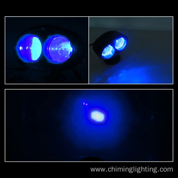 LED 8w blue spot high lumen output forklift light, safety work light ,construction work light